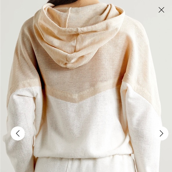 TWENTY MONTRÉAL Breathe Cotton-blend Mesh Hoodie - Picture 3 of 3